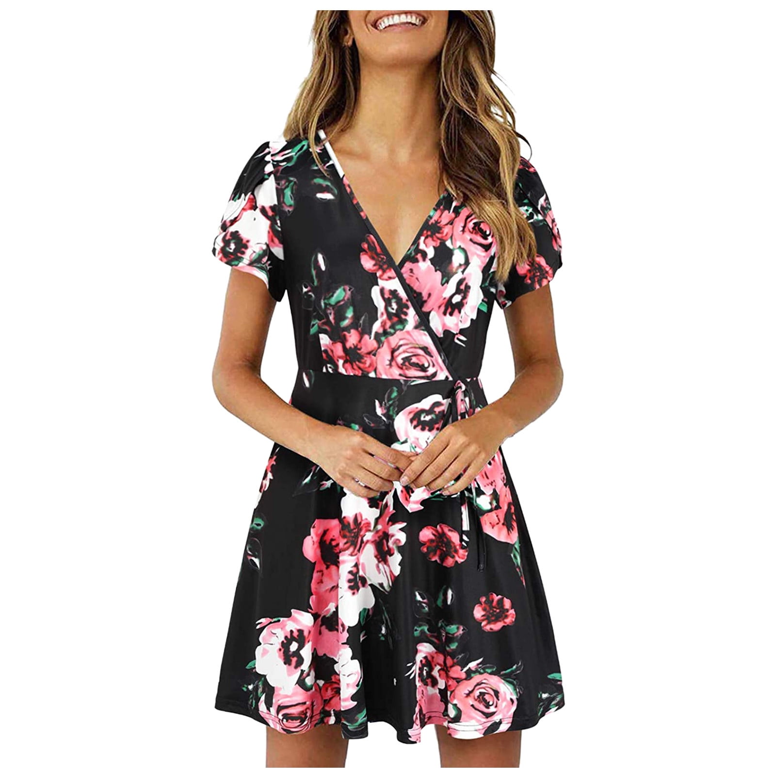 floral sundress short