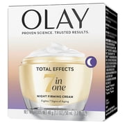 Olay Total Effects Night Firming Cream Face Moisturizer, 1.7 oz