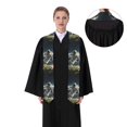 thumbnail image 4 of Zufioo Astronaut Soccer Field Print Graduation Shawl Ribbon, Graduation Ribbon for Male and Female Graduates-Flattened, 4 of 7