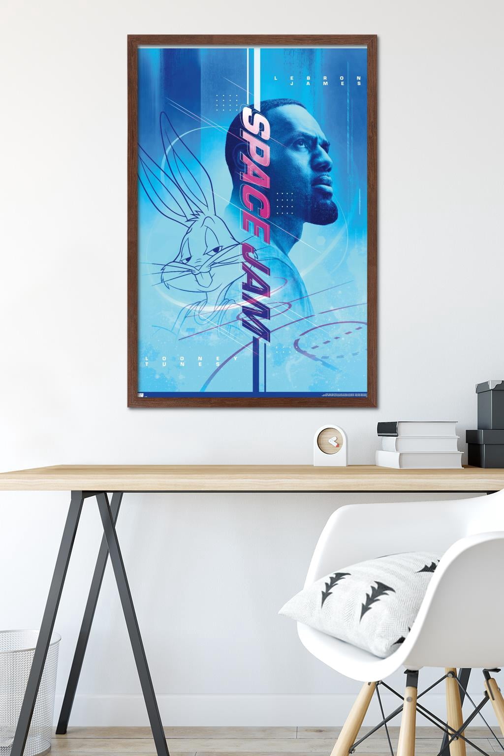 Space Jam: A New Legacy - Teaser Wall Poster, 22.375" x 34", Framed