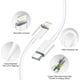 thumbnail image 2 of Cargador STAKYCET para iPhone, 20 W, USB C, cable de 10 pies, paquete de 2 unidades, 14/13/12, 2 of 7