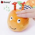 thumbnail image 4 of Sozzy Caterpillar Height Ruler Plush Toy Orange, 4 of 4