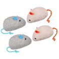 thumbnail image 2 of Plush Mouse Toys for Cats Assorted and Chew Toy to Keep Indoor Cats Active and Happy 4pcs, 2 of 4