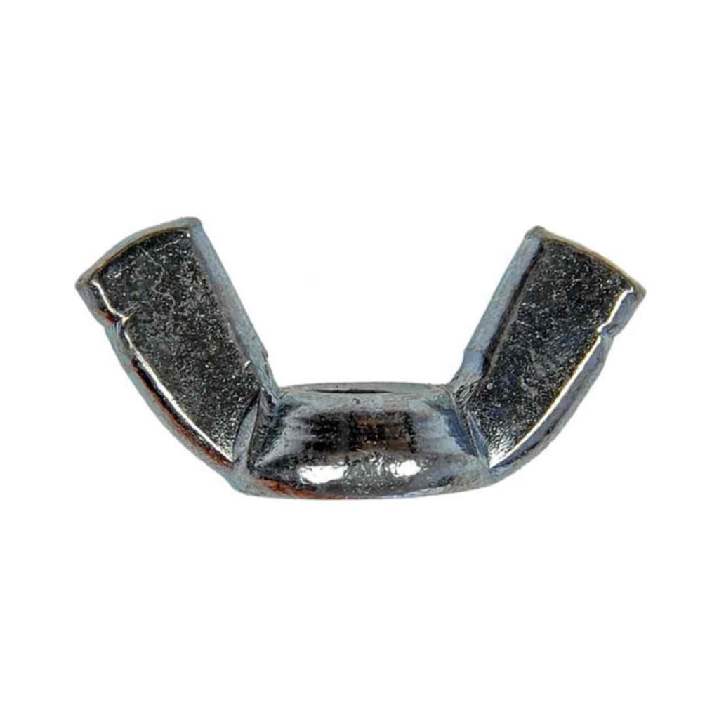 KarParts360 Wing Nuts | Metal | Zinc Plated, Natural Finish | 6 Millimeters Callout Size | 6 Pieces