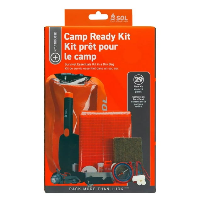 Kit de supervivencia S.O.L. Survive Outdoors Longer Camp Ready, 4 litros