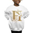 thumbnail image 3 of Harry Potter Girls Hufflepuff Glitter Sweatshirt, 3 of 5