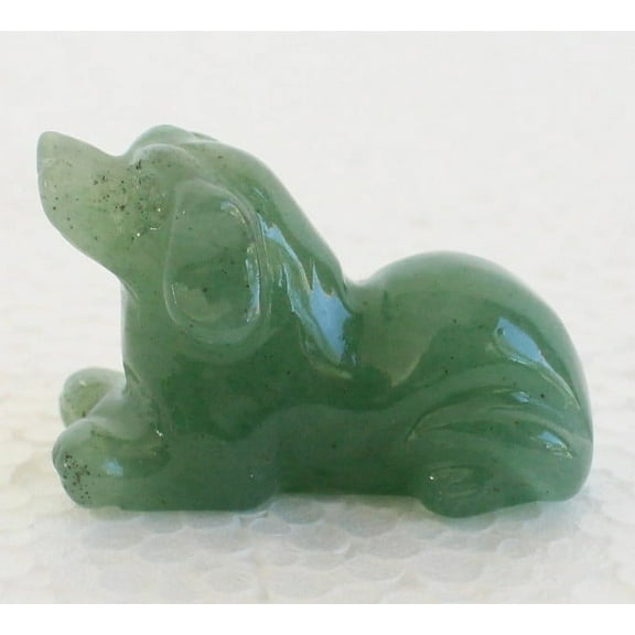 Small Jade Dog Statue
