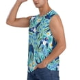 thumbnail image 3 of JUNZAN Flying Swallows Men's Sleeveless T Shirts,Sleeveless Muscle Shirts,Sizes S-3XL, 3 of 8