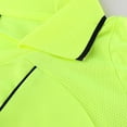 thumbnail image 3 of Zaldita Men's Soccer Referee Jersey Outfits Short Sleeve Pro Referee Shirts with Shorts Set Football Fluorescent Green XXL, 3 of 7