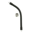 thumbnail image 1 of Uxcell 8" Gooseneck, 1/4"-20 Rosca Macho a Macho, Manguera Universal de Metal, Brazo Flexible, Soporte de Extensión con Tornillos Reductores para Cámara de Acción, Teléfono, Micrófono, Negro, 1 of 7