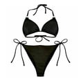 thumbnail image 2 of Bikini Ocean Pacific para Mujer Tirantes Argollas Negro Talla EG 2 Piezas, 2 of 4