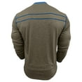 thumbnail image 4 of Handshe Men's Casual Fashion Solid Color Round Neck Button Pocket Long - Sleeved Shirt/T - shirt, 4 of 6