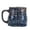 Blue, variant on Denim Texture Ceramic Mug - 15oz High - Fired Stoneware Coffee Cup, Durable & Microwave Safe, Perfect Gift for Denim & Coffee Lovers,Blue