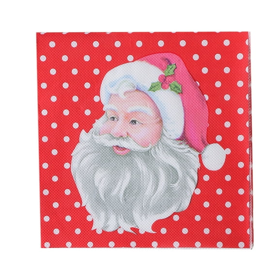 A Disposable Holiday Napkins With Christmas Patterns For Gatherings And Decor Pack Of 20 Sheets With Absorbent And Tear-Resistant Paper For Reliable Performance