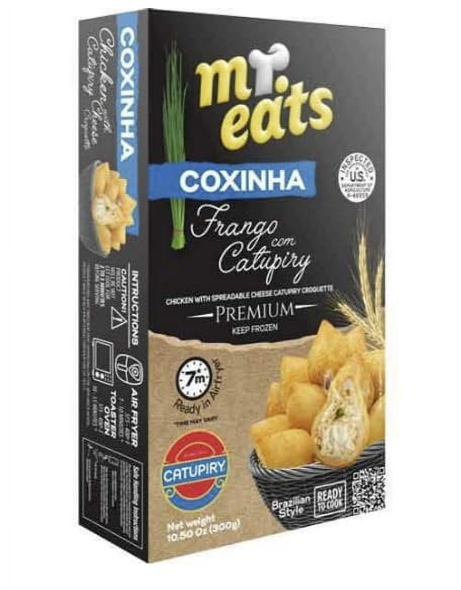 Mr Eats Chicken Coxinha with Catupiry 10.6 oz | Pack of 2 | Coxinha Brasileira de Frango com Catupiry