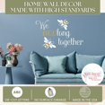 thumbnail image 3 of Bee Wall Decor Sticker Belong Together - Love Quote Decal- Honey Bee Wall Art Decal Sticker - Matte Vinyl Wall Decal Sayings for Wall Décor 36x23- Inch White/Honey, 3 of 4
