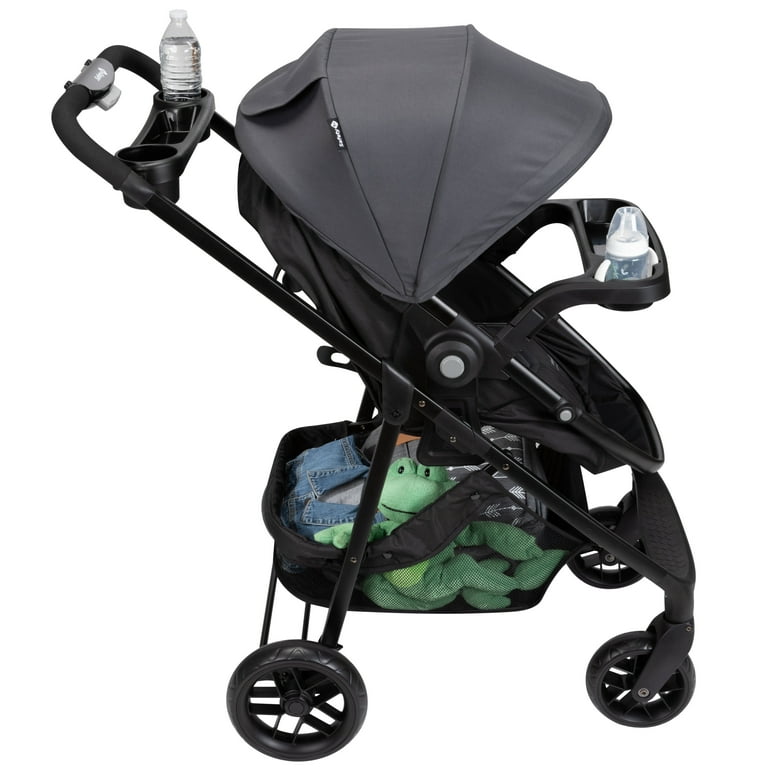 Safety 1st Grow and Go Sprint Modular Travel System Stroller with  Rear-Facing Infant Car Seat, Bluestone 