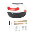 thumbnail image 3 of yotijay Motorcycle Rear Trunk Box Secured Strong Sturdy Motorbike Rear Luggage Trunk White, 3 of 9