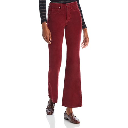 Veronica Beard Womens Carson High Rise Corduroy Bootcut Jeans