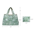 thumbnail image 2 of Wrapables Large Foldable Tote Nylon Reusable Grocery Bags, Easter Bunny, 2 of 6