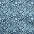 thumbnail image 1 of oneOone Viscose Jersey Light Blue Fabric Asian Batik Floral Fabric For Sewing Printed Craft Fabric By The Yard 60 Inch Wide, 1 of 4