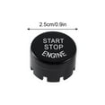thumbnail image 2 of Car Start Button Cap Engine Ignition Switch Cover Trim button cap engine Auto Parts, Replacement for F Series, Black, 2 of 8
