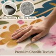 thumbnail image 6 of ODIKA 8'x10' Washable Area Rug Pastel Floral Whimsy Artistic Design Vibrant Botanical With Playful Modern Twist for Living Room, Under Sectional, Family , Durable, Non-Slip, 6 of 7