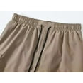 thumbnail image 4 of YuKaiChen Men's Swim Shorts Quick Dry Beach Shorts with Zip Pockets and Mesh Lining Khaki 34, 4 of 10