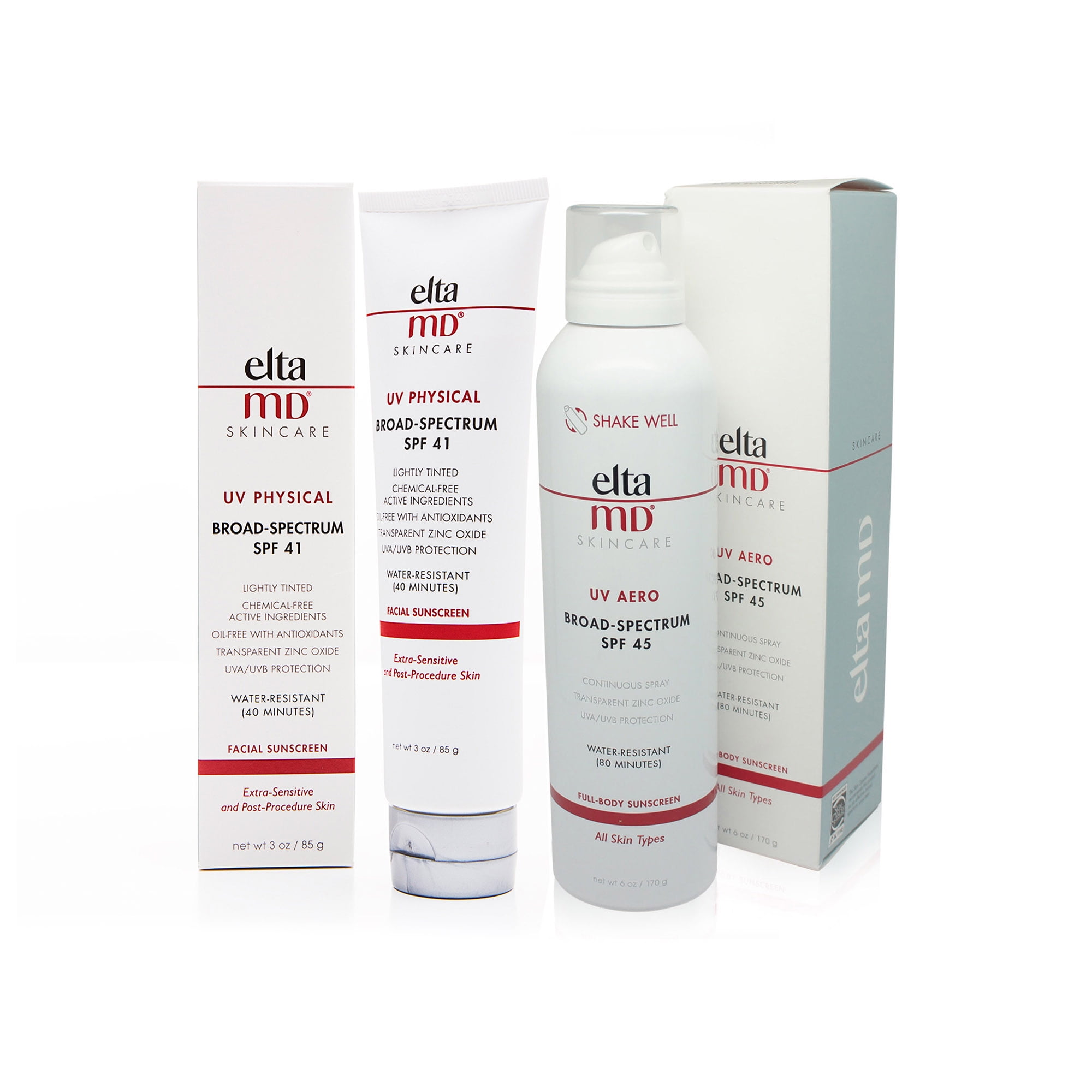 EltaMD Elta MD UV Aero SPF 45 Broad Spectrum Full Body Sunscreen 6 oz