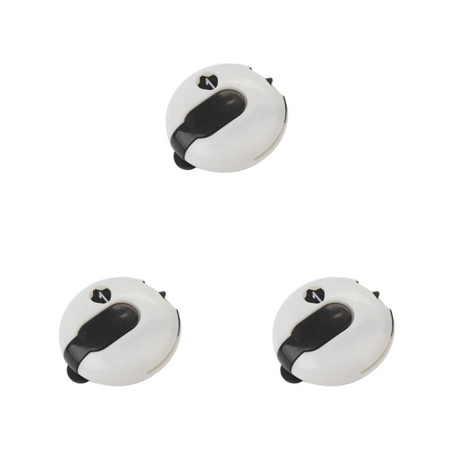 bedienty Compteur de Score de Golf 12 Temps, Garde-Doigts Réutilisable, Outils de Score pour Sports Extérieurs et Intérieurs, Blanc 3Ensemble