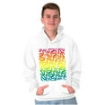 thumbnail image 5 of NASA Worm Logo Rainbow Gradient Hoodie Sweatshirt Women Men Brisco Brands X, 5 of 6