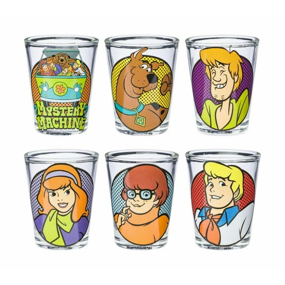 Scooby Doo 6pc. 1.5oz. Mini Glass Set