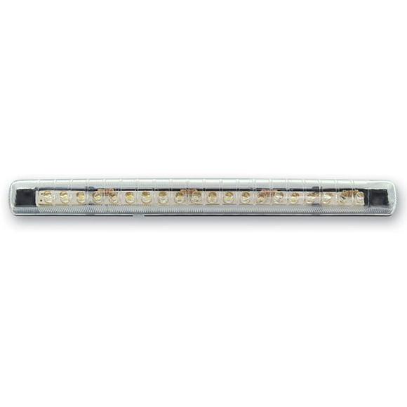 Pacer Performance Lumière Multi-Usage - LED 20-727 Lumière Multi-Usage - LED; Lumière Rectangulaire Simple; Rangée Simple 20 LED; Longueur 8 Pouces; Lentille Claire/ampoule Blanche/sans Boîtier