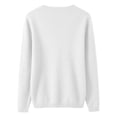 thumbnail image 5 of Nestiefly Womens Button Down Cardigan Sweater 2026 Casual Soft V Neck Work Sweaters Lightweight Knit Tops Fall Clothes White 2XL, 5 of 7