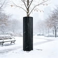 thumbnail image 6 of Tree Rhizome Protector Winter Cold Protection Cover for Trees and Shrubs, Aluminum Foil Insulated Tree Trunk Wrap for Freeze Frost Wind Sun Protection, 100x30cm, 100%Oxford Cloth Construction, Black, 6 of 6