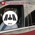 thumbnail image 2 of Ofertas Únicas 6 Pcs Moldura de Ventana del Pilar de la Puerta para Kia Carens 2013-2019 Negro, 2 of 7