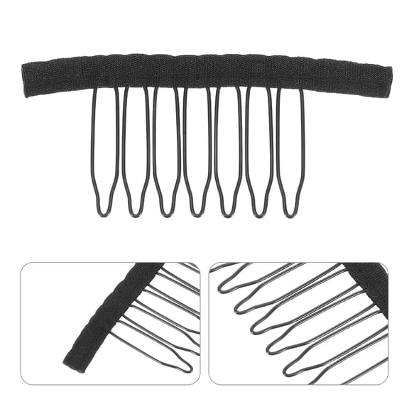 BESTYASH Invisible Black Extension Clips for Universal Wig Comfort 20Pcs