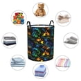 thumbnail image 6 of Balery Retro Truck Round Laundry Basket with Handles Waterproof Freestanding Laundry Hamper for Clothes Toys in the Dorm and Family-Small, 6 of 8