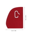 thumbnail image 2 of unbranded 4Ud Protector Sticker Para Botones De Puerta De Interior Rojo Resistente A Rayones, 2 of 6