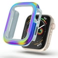 thumbnail image 2 of Allytechgroup Hard PC Bumper Case for Apple Watch Series 6/5/4/SE 44mm,Ultra-Thin Protective Cover Frame [NO Screen Protector] for iWatch Series 6/5/4/SE 44mm, Rainbow, 2 of 9