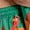 Green, variant on Ladies' Thanksgiving Turkey Print Pajama Shorts Set 2024