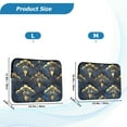 thumbnail image 4 of FORMRS 13-13.3 inch Laptop Sleeve Case Soft Carrying Quilted Computer Bag Cover, Blue Art Pattern, 4 of 7