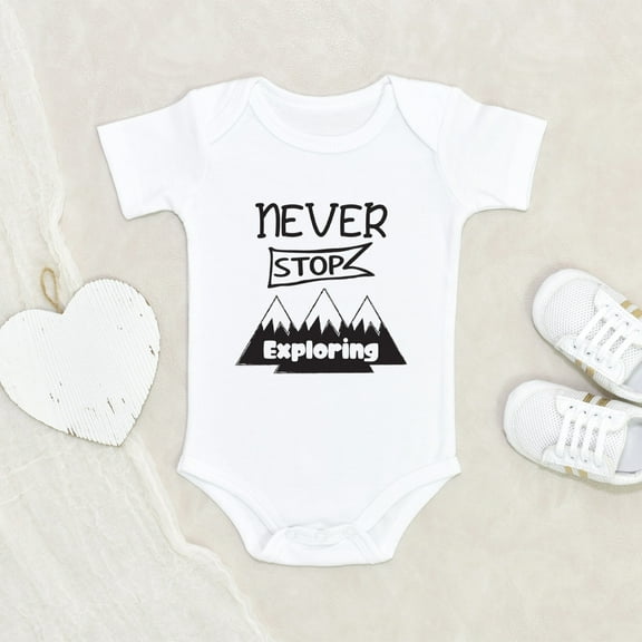 Mountain Baby Clothes - Never Stopped Exploring Baby Clothes - Outdoorsy Baby Clothes - Hiking Lover Clothes