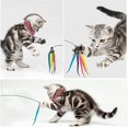 thumbnail image 2 of Jouet Baguette pour Chat Recharge de Remplacement -12 Pcs Ver de Queue avec Cloche Chasseur Interactif pour Chat, 2 of 5