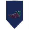 thumbnail image 1 of Bandana Strass au Piment Bleu Marine Large, 1 of 1