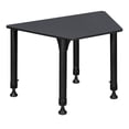 thumbnail image 4 of Regency 36 x 23 x 19 in Trapezoid Height Adjustable Kids Learning School Desk- Grey, 4 of 6