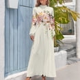 thumbnail image 4 of Vestido largo con ramo de flores de acuarela romántico Vestidos de noche Vestido de noche, 4 of 5