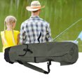 thumbnail image 1 of Fishing Rods Tackles Storage Bag, Shockproof Portable Water Resistant Oxford Cloth Fishing Pole Bag with Multi Layer Design for Organizing, 1 of 7