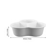 thumbnail image 2 of Plastic Household Double Layer Vegetable Basin Kitchen Vegetable Fruit Cleaning Storage Tray Drain Heighten Bottom Stable (Beige), 2 of 5