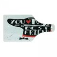 thumbnail image 1 of Best Friend Cutting Board, Hand Drawn Calligraphical Layout with a Dog Portrait, Decorative Tempered Glass Cutting and Serving Board, in 3 Sizes, by Ambesonne, 1 of 2